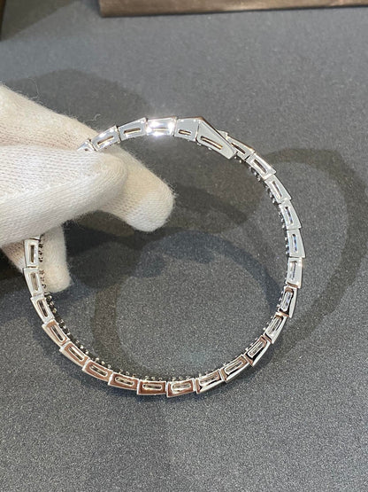[✨Rose💎]SERPENTI BRACELET DIAMONDS SILVER