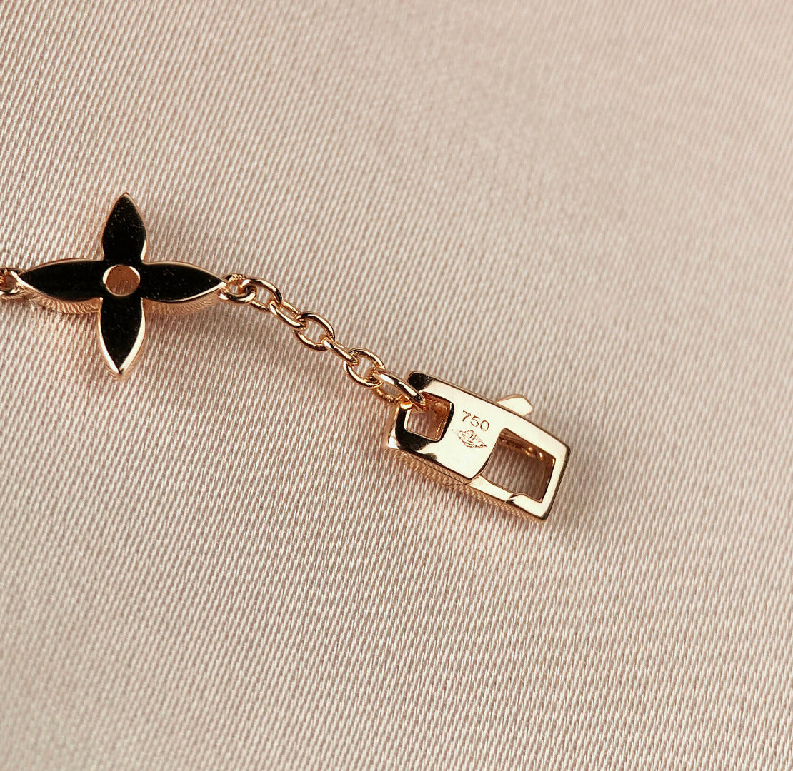 [✨Rose💎]✨Rose💎 AND SUN 7 MOTIFS GOLD BRACELET
