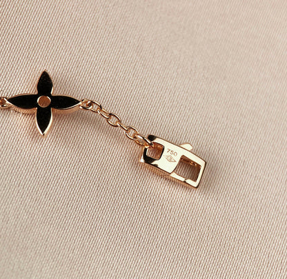 [✨Rose💎]STAR AND SUN 7 MOTIFS GOLD BRACELET