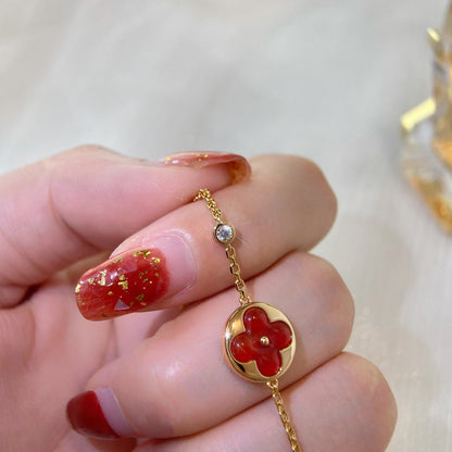 [✨Rose💎]SUN PEDANT CARNELIAN BRACELET