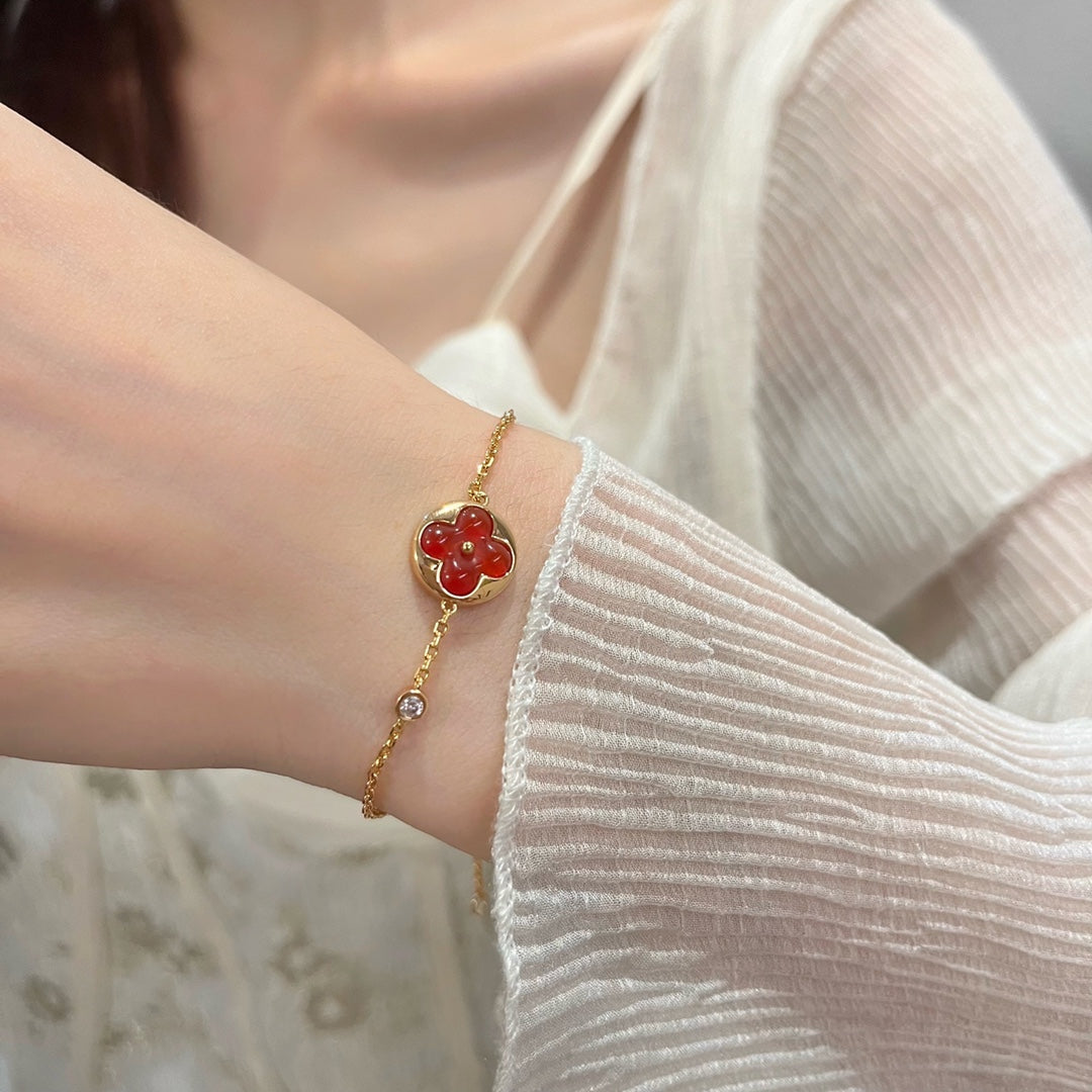 [✨Rose💎]SUN PEDANT CARNELIAN BRACELET