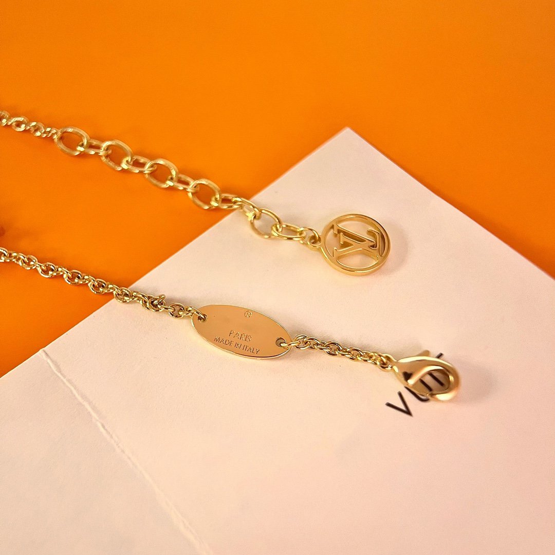 [✨Rose💎]LOGO ✨Rose💎 MOTIF GOLD BRACELET
