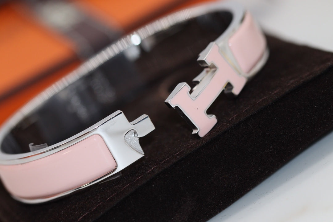 [✨Rose💎]H BRACELET 12MM PINK