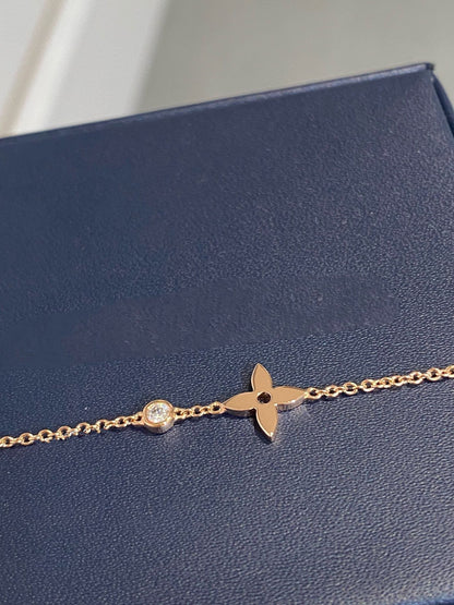 [✨Rose💎]✨Rose💎 DIAMOND PINK GOLD BRACELET