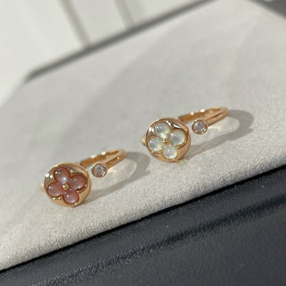 [✨Rose💎]SUN 1 DIAMOND PINK MOP RING