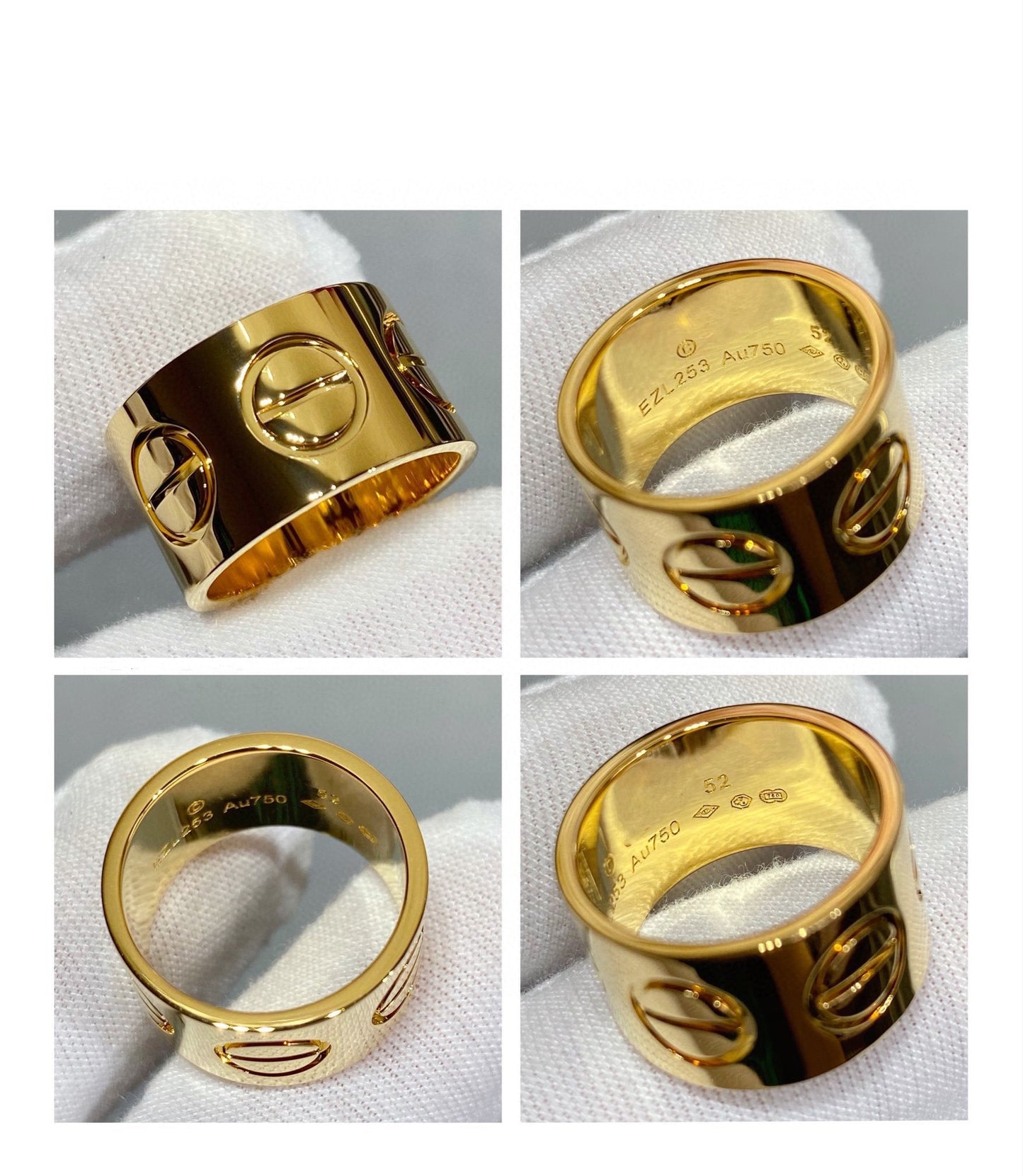 [✨Rose💎]LOVE 11MM LARGE RING