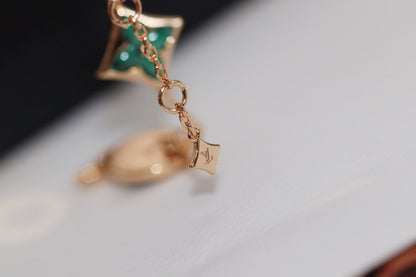 [✨Rose💎]✨Rose💎 AND SUN 4 MOTIF PINK GOLD MALACHITE BRACELET