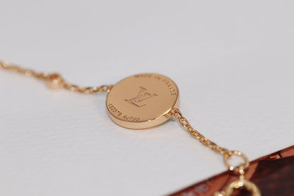 [✨Rose💎]STAR AND SUN 4 MOTIF PINK GOLD MALACHITE BRACELET