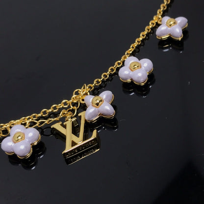 [✨Rose💎]LOGO 6 MOTIF STAR AND SUN GOLD BRACELET