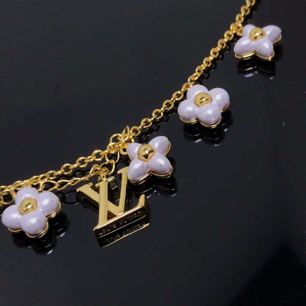 [✨Rose💎]LOGO 6 MOTIF ✨Rose💎 AND SUN GOLD BRACELET