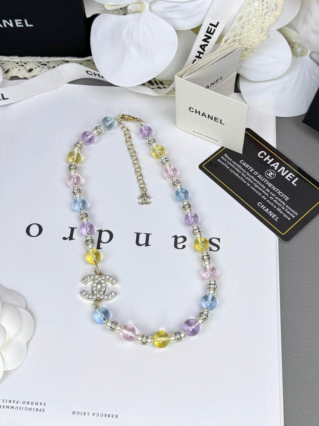 [✨Rose💎]26C New Spring Collection Colorful Transparent Resin Necklace