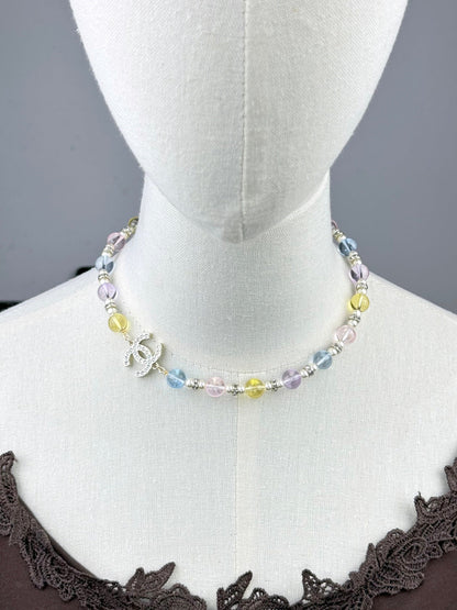 [✨Rose💎]26C New Spring Collection Colorful Transparent Resin Necklace