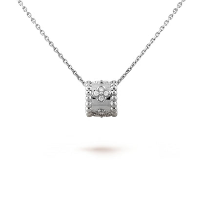 [✨Rose💎]PERLEE PEDANT SIVLER DIAMOND NECKLACE