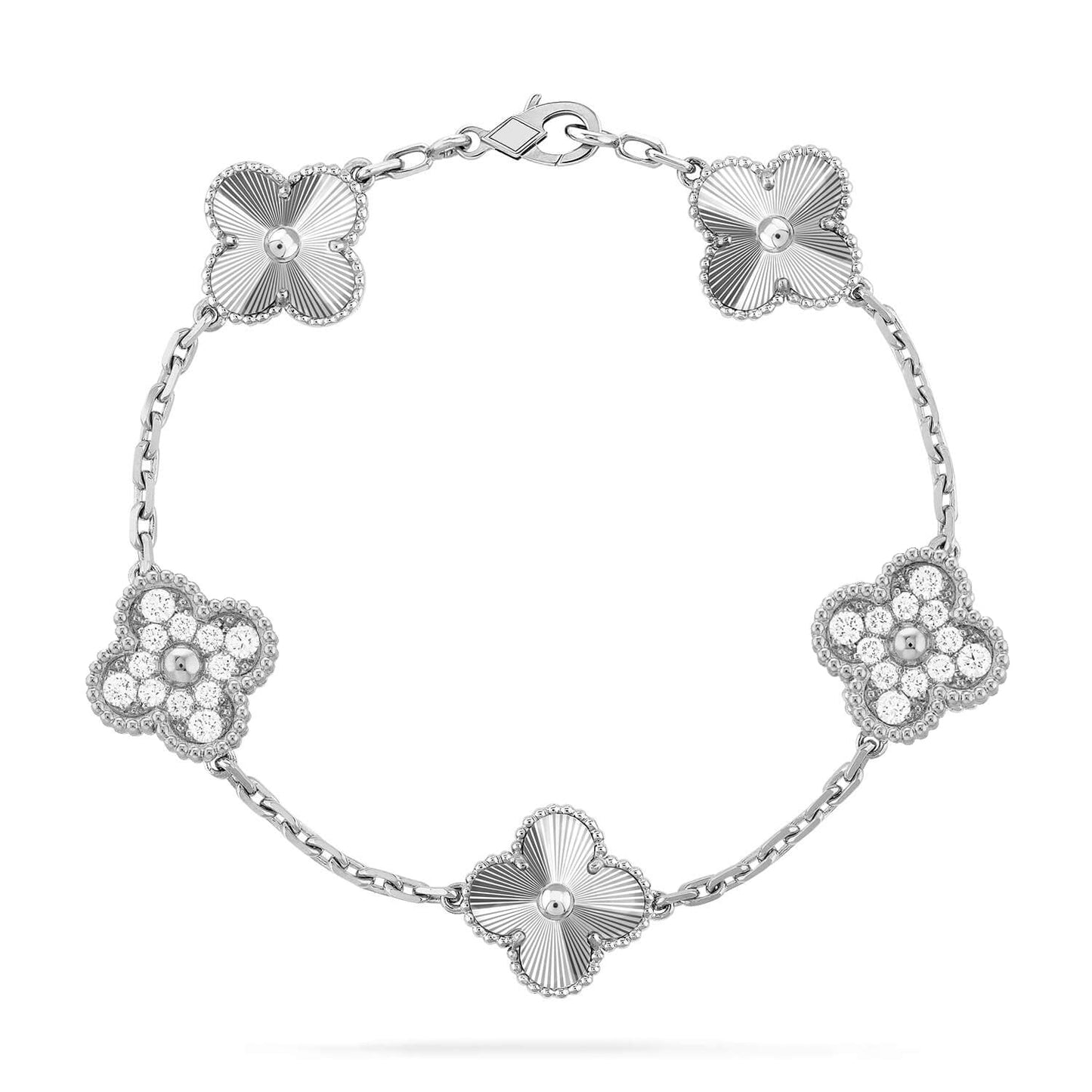 [✨Rose💎] CLOVER 5 MOTIF LASER BRACELET COLLECTION