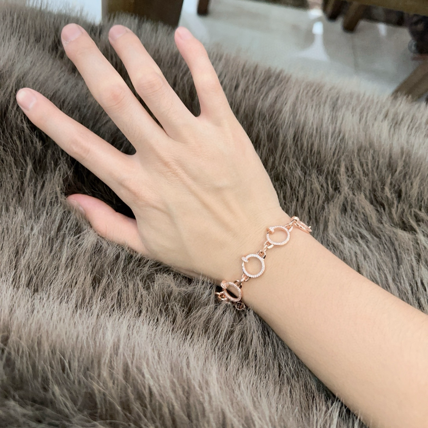 [✨Rose💎] LOVE&JUSTE BRACELET DIAMONDS