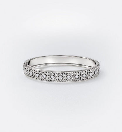 [✨Rose💎]2026 WOVEN-PATTERN BRACELET SET WITH FULL DIAMOND INLAY THREE-COLORS