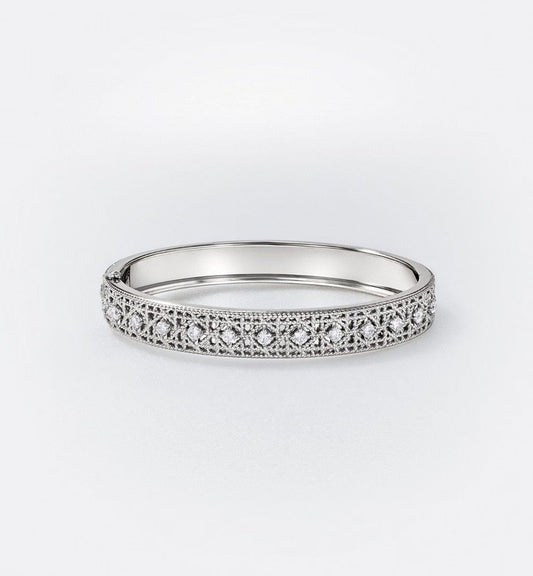 [✨Rose💎]2026 WOVEN-PATTERN BRACELET SET WITH FULL DIAMOND INLAY THREE-COLORS