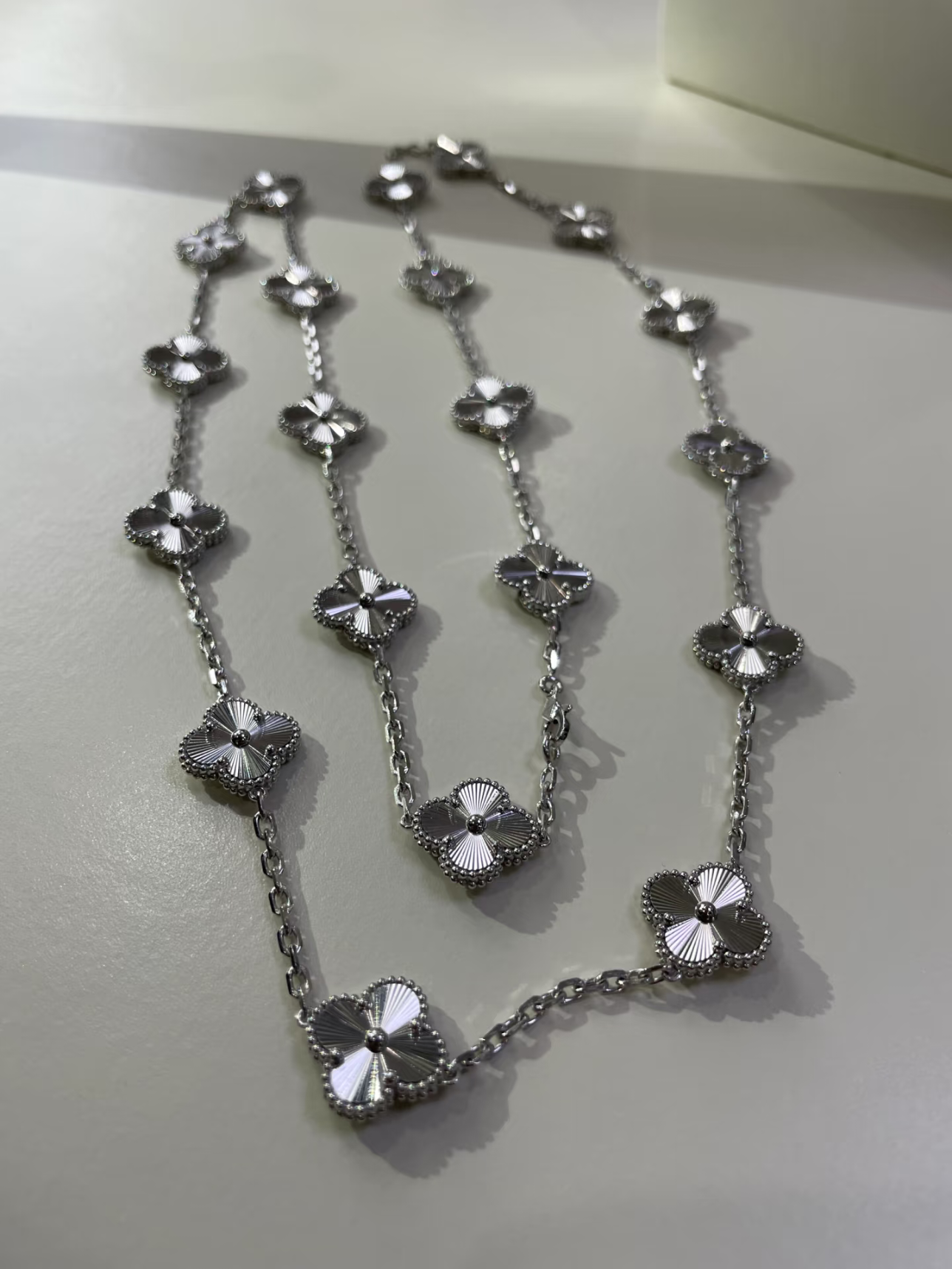 [✨Rose💎]CLOVER 20 MOTIFS SILVER LASER