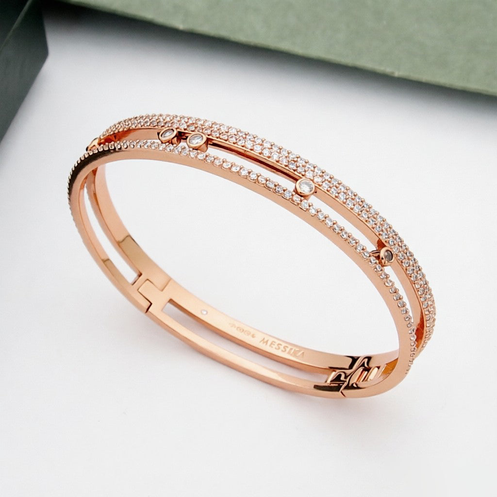 [✨Rose💎]Move Romane pav茅 bangle