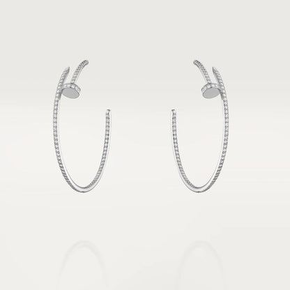 [✨Rose💎]JUSTE EARRINGS FULL DIAMONDS 1.8MM