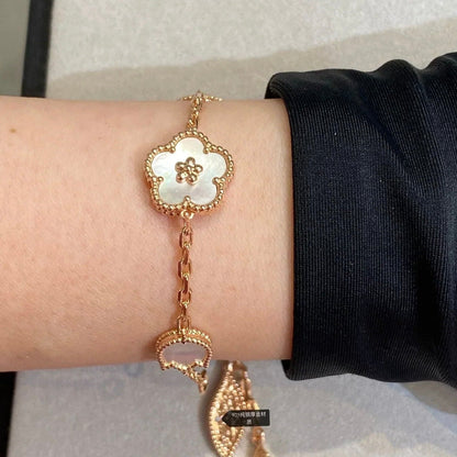 [✨Rose💎]LUCKY SPRING 5 MOTIF BRACELET