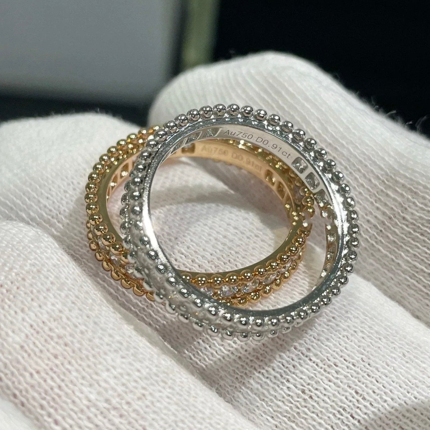 [✨Rose💎]PERLEE DIAMOND ROSE GOLD RING