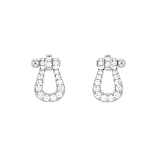 [✨Rose💎]FORCE 10 FULL DIAMOND STUD EARRINGS MINI MODEL