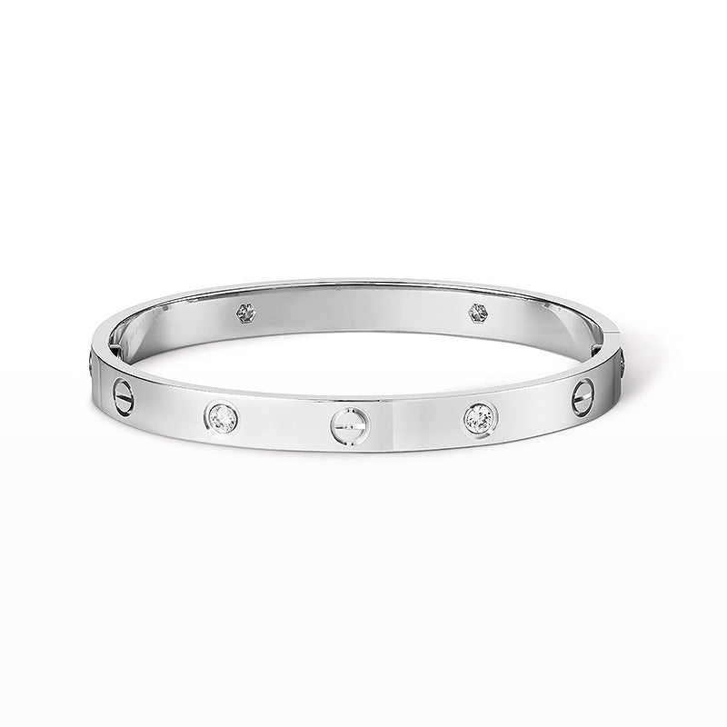 [✨Rose💎]LOVE BRACELET 6.1MM 4 DIAMONDS