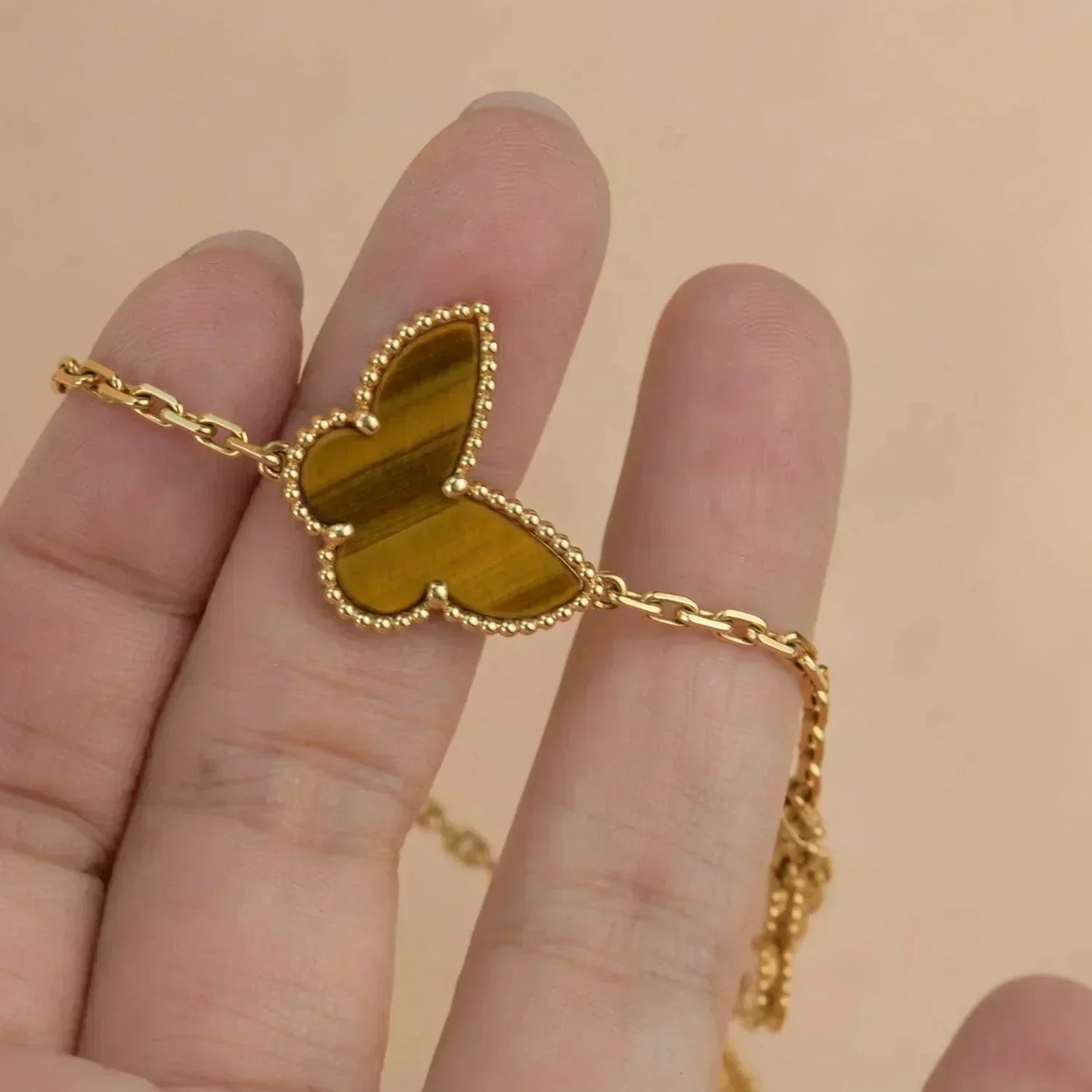 [✨Rose💎]LUCKY SPRING 5 MOTIF GOLD BRACELET