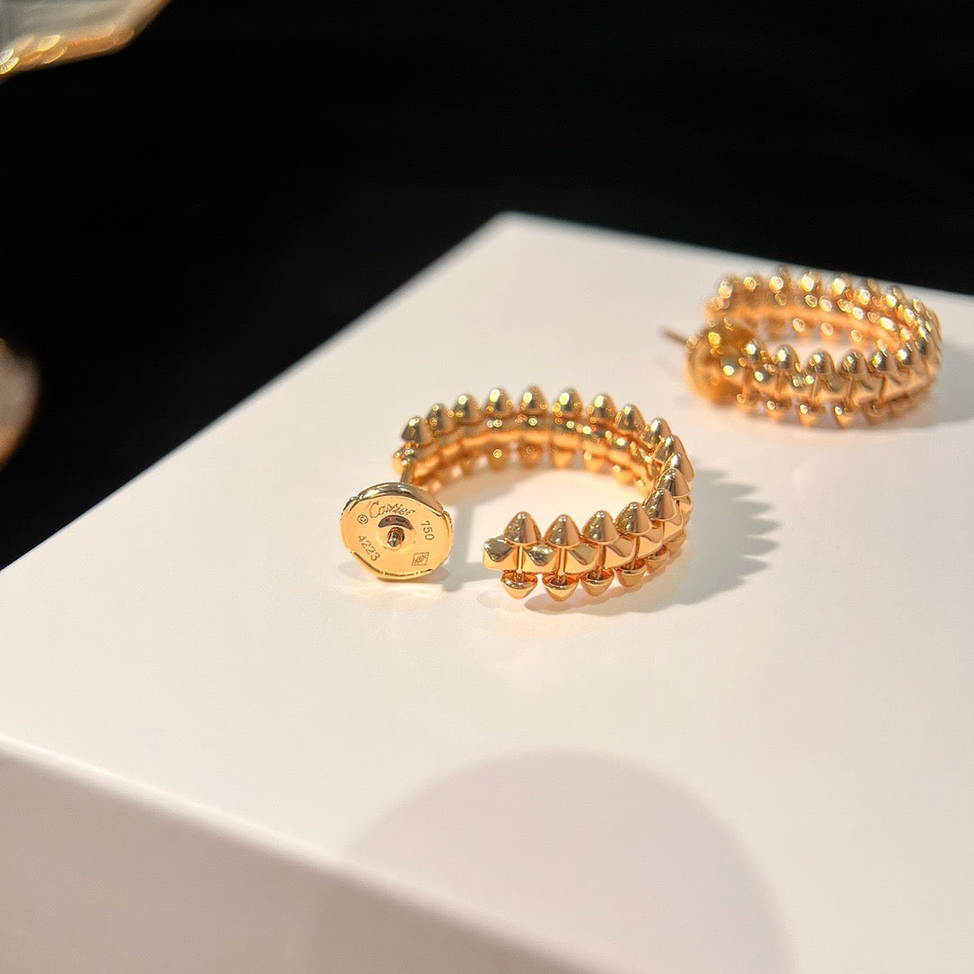 [✨Rose💎]CLASH SMALL HOOP EARRINGS