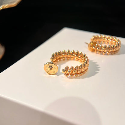 [✨Rose💎]CLASH SMALL HOOP EARRINGS