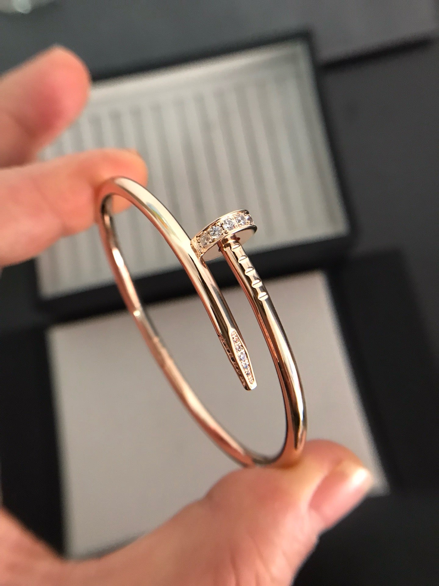 [✨Rose💎]JUSTE BRACELET 3.5MM DIAMONDS