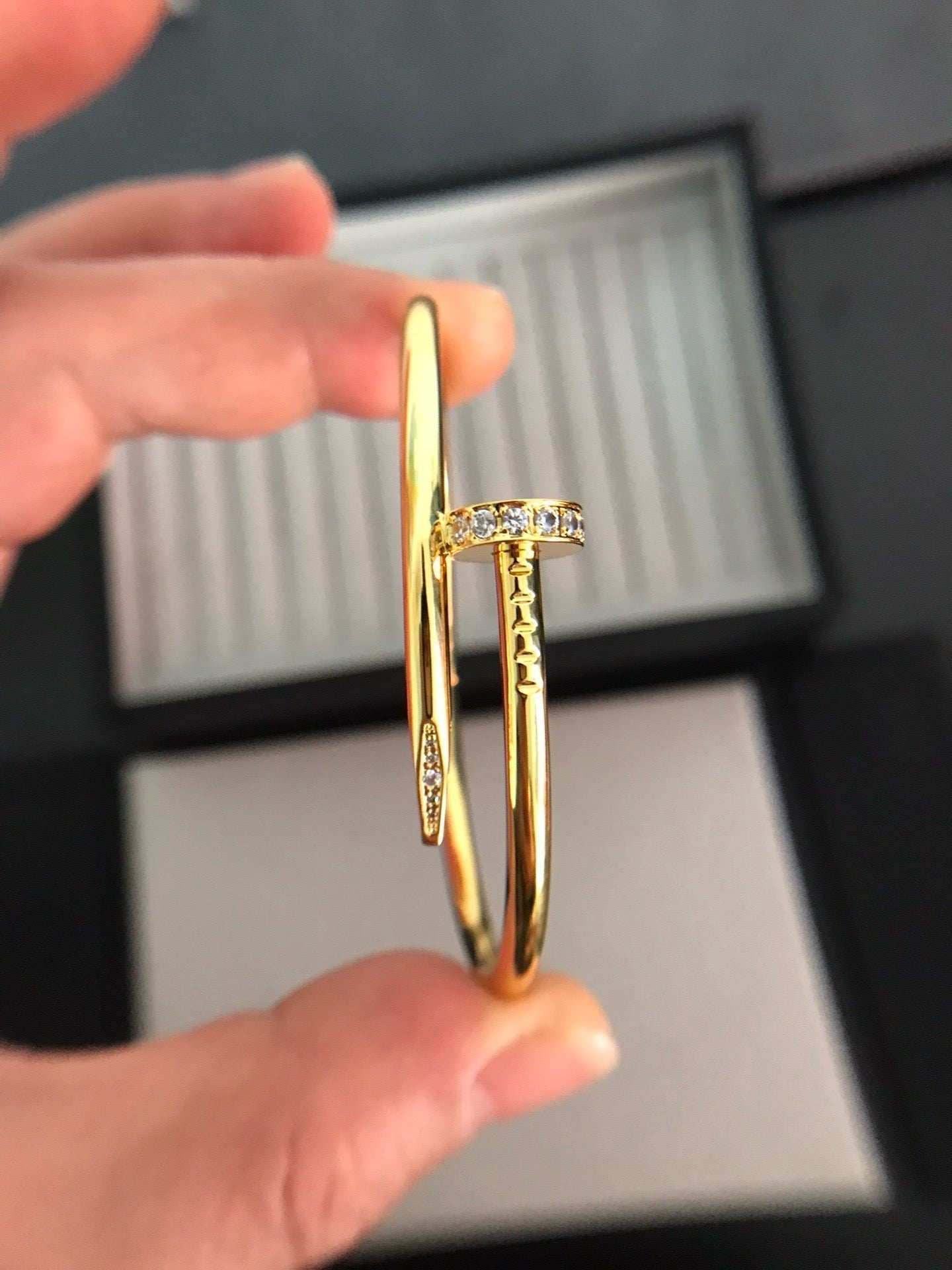 [✨Rose💎]JUSTE BRACELET 3.5MM DIAMONDS