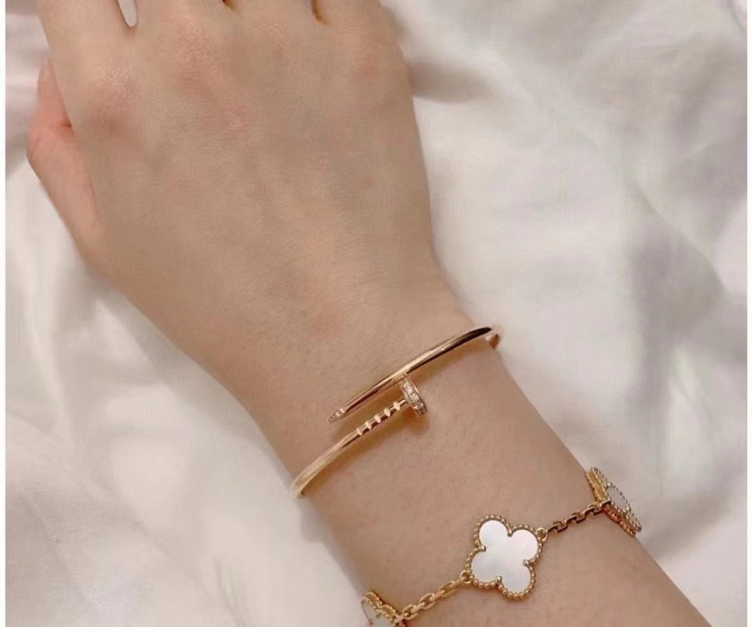 [✨Rose💎]JUSTE BRACELET 2.5MM DIAMONDS
