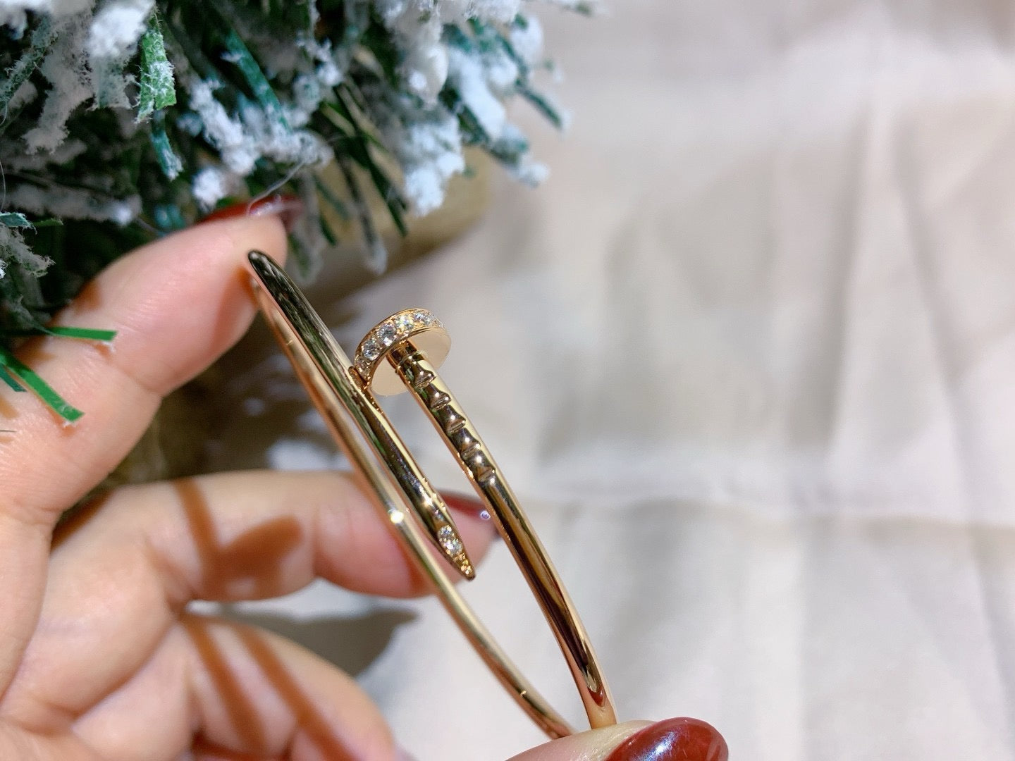 [✨Rose💎]JUSTE BRACELET 2.5MM DIAMONDS