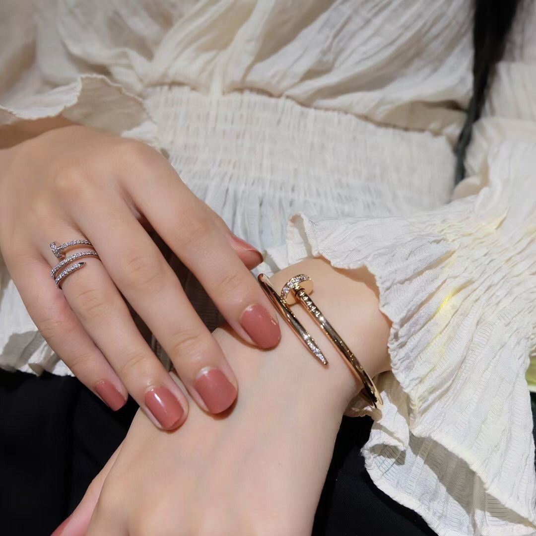 [✨Rose💎]JUSTE BRACELET 3.5MM DIAMONDS
