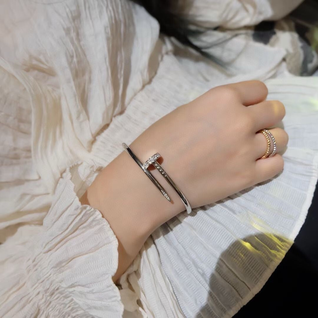 [✨Rose💎]JUSTE BRACELET 3.5MM DIAMONDS