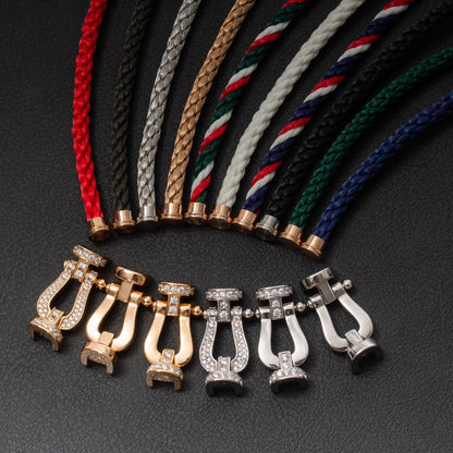 [✨Rose💎]FORCE LARGE HORSESHOE NO DIAMOND BRACELET GOLD