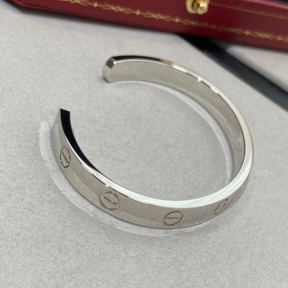 [✨Rose💎]LOVE BRACELET 6.1MM 1 DIAMOND OPEN CUFF