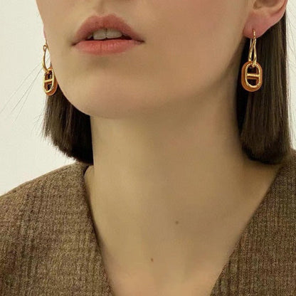 [✨Rose💎]HM O'MAILLON GOLD EARRINGS
