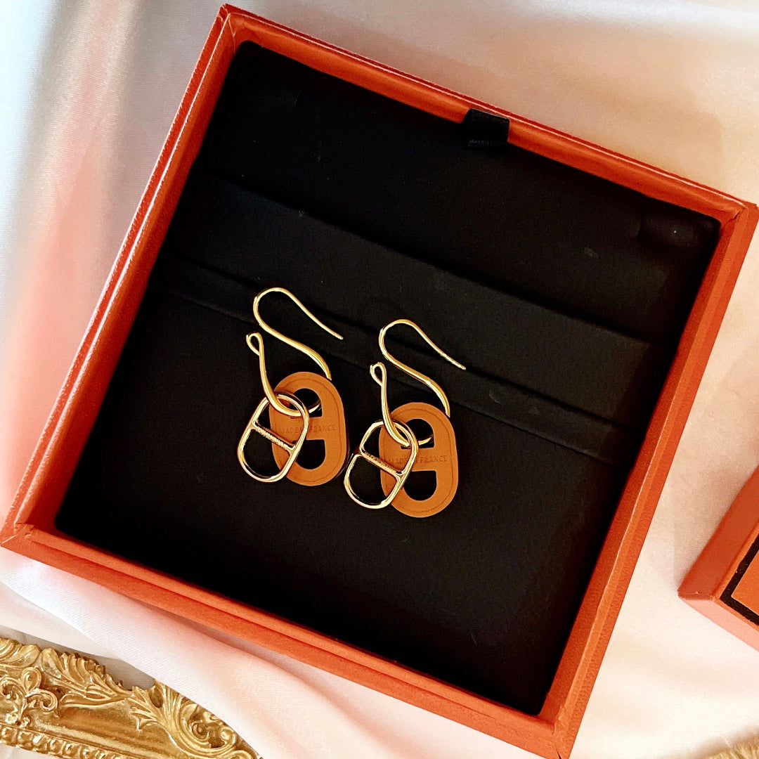 [✨Rose💎]HM O'MAILLON GOLD EARRINGS