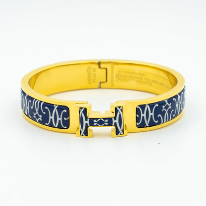 [✨Rose💎]H BRACELET BLACK MULTICOLOR