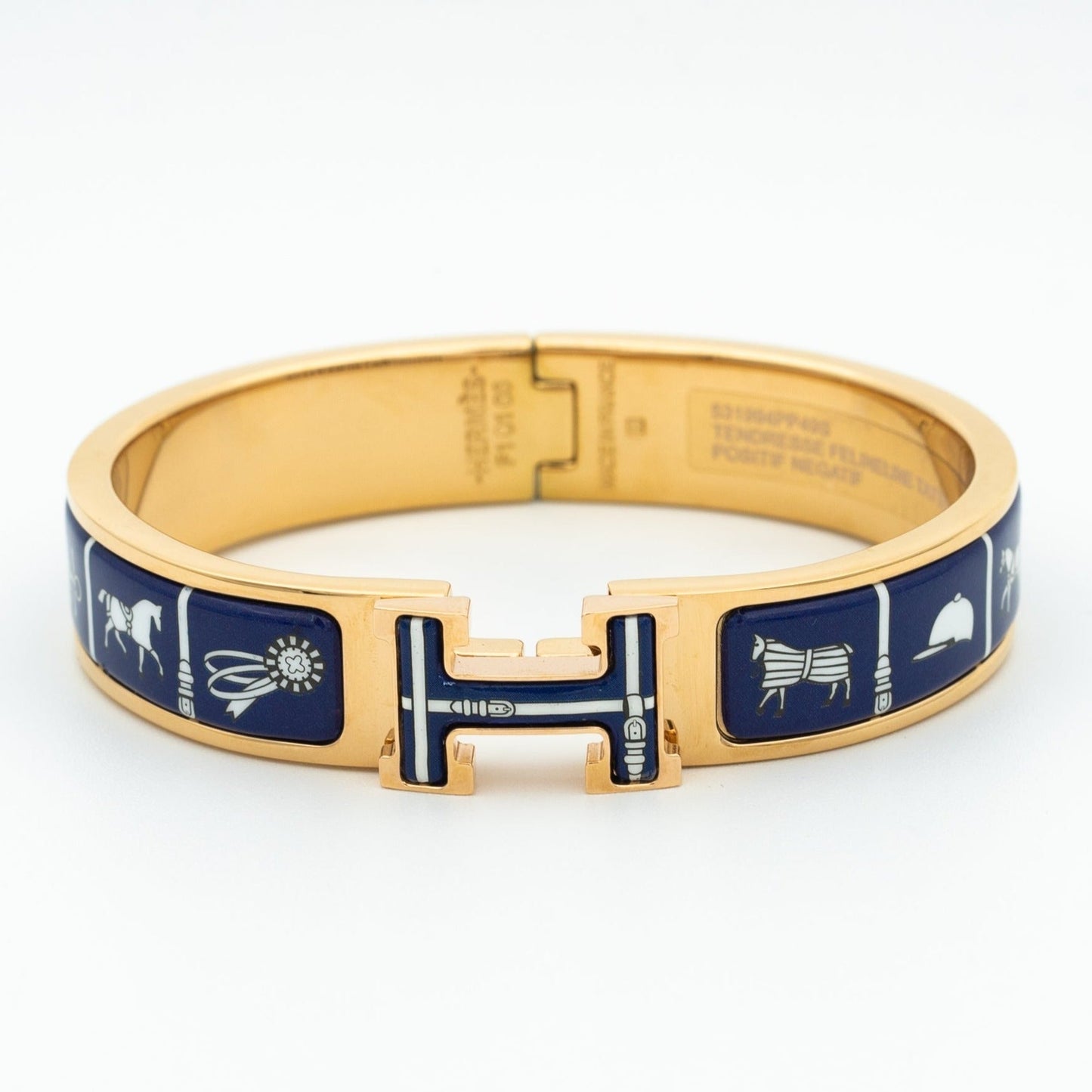 [✨Rose💎]H BRACELET BLUE CERAMIC
