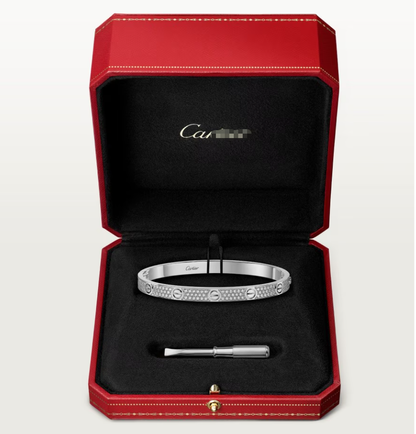 [✨Rose💎]NEW-LOVE-4.8MM-Width Diamond-Studded Bracelet