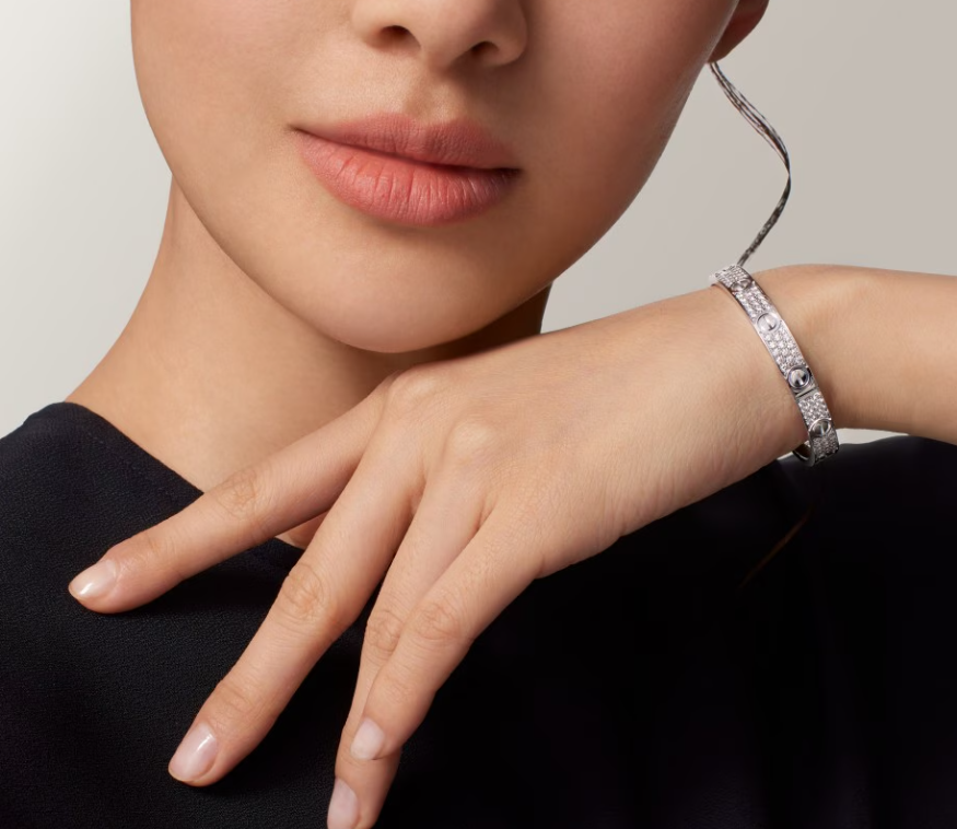 [✨Rose💎]NEW-LOVE-6.1MM-Width Diamond-Studded Bracelet