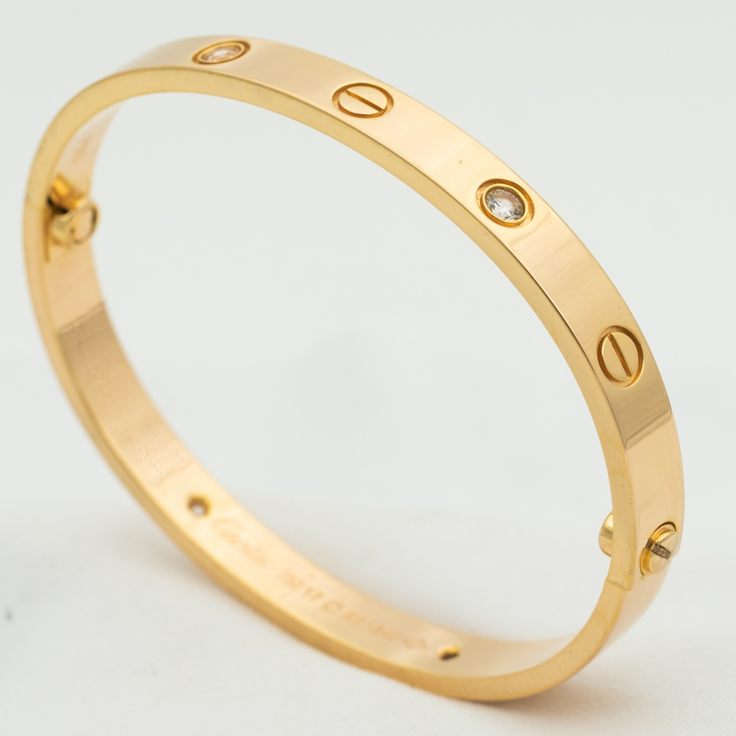 [✨Rose💎]LOVE BRACELET 6.1MM 4 DIAMONDS