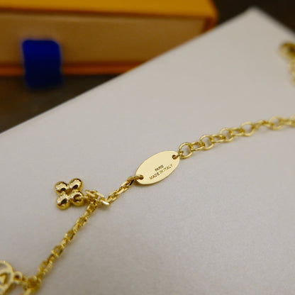 [✨Rose💎]BLOOMING SUPPLE NECKLACE BRASS