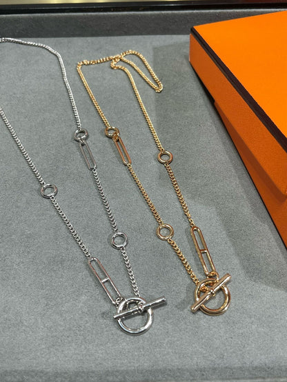 [✨Rose💎]HM STERLING CHAINE D'ANCRE HEART