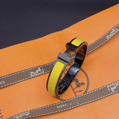 [✨Rose💎]CLIC HM SO BLACK YELLOW BRACELET