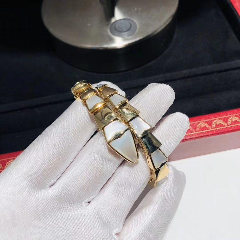 [✨Rose💎]SERPENTI BRACELET MOP GOLD